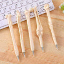 5Pcs 0.5mm Writing Supplies Bone Shape Ballpoint Pen HOT Gift Office Statio F7F3