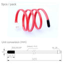 5pcs NTC 10K Ohm Thermistor Temperature Sensor Cylinder Probe Cable