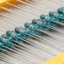 2100pcs 21 Values(1 ohm~1M ohm) 1/4W 0.25W 1% Metal Film Resistor Assortmen