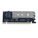 M.2 NVMe SSD NGFF TO PCI-e 3.0 X16 adapter M-Key interface card Full speed