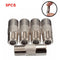 5x Female Coax To F Connectors Socket RF IEC Aerial Plug Female Adaptor Twist On