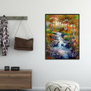 Scenery 5D DIY Full Round Drill Diamond Painting Cross Stitch Art (B863)