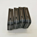 5X(95x60x21mm Black Tin Box Black Metal Box With Matte Candy Box Small Box J6Z1)