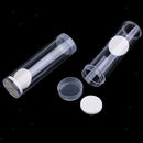 10X Acrylic Clear  Tube Capsule Box Holder Case Storage 27mm