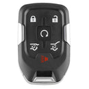 6 Buttons Uncut Blade Key Case for Chevrolet Suburban Tahoe GMC Yukon 14-17