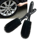 Alloy Car Wheel Tire Rim Scrub Brush Washing Cleaner Vehicle Cleaning Tool VKX
