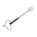 2PCS Drum Mallet with Stainless Steel Hand Grip Percussion Bass Drum Stick