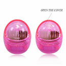 Nail Art Dual Clean Brush Head Drill Bit Cleanser Box Polishing Buffing ManiS Ew