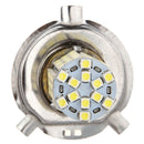 2 Car VEHICLE AUTO H4 120 SMD LED Light Bulb Lamp 12V