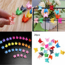 20PCS Cute Mini Hair Claws Random Colors Hair Clips Butterfly Shape Hair Clamps