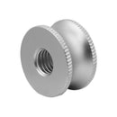 1/4"-3/8" Male to Female Screw Adapter Convert Plate for Tripod Camera Gray