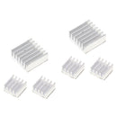6Pcs Heat Sink 14*14*5mm/ 8*8*5mm Aluminum Heatsink Radiator Replacement