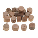 Natural Wooden Blocks - 30 Pc Wood Building Block Set Wooden Shapes for DIY Kids