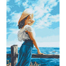 5D DIY Diamond Painting Women Full Round Drill Drawing Home Decor (A421)