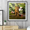 5D DIY Diamond Painting Full Drill Lion Zoo Embroidery Cross Stitch Kit Art