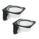 2pcs Durable Reptiles Lizard Suction Cup Feeder Food Water Bowl Breeding