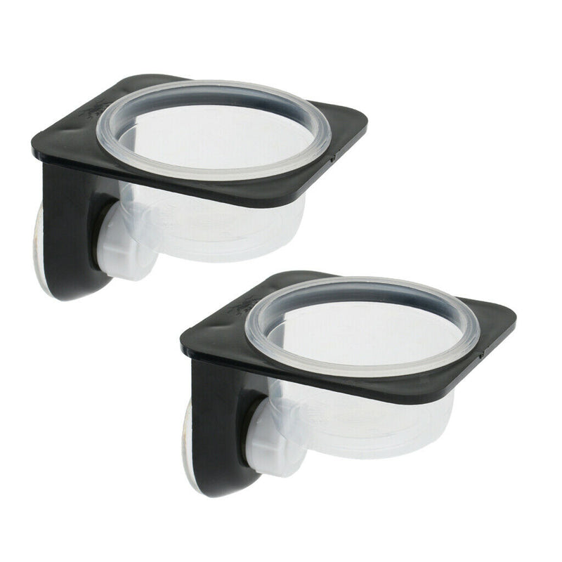 2pcs Durable Reptiles Lizard Suction Cup Feeder Food Water Bowl Breeding
