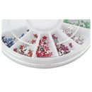 300 PCS 3mm Star Crystal Nail Art Decorations Glitter Rhinestone Wheel S2P9
