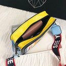 Women Retro Square Zipper Shoulder Crossbody Bags Ladies Handbag (Black)