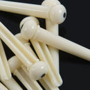 12pcs Ivory Acoustic Guitar ABS Plastic Bridge Pins