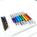 16Pcs Door Self-Centering Hinge Drill Bit Set Hinge Tapper Screw with Wrenc