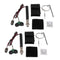 2 Kit EQ Active Endpin Jack Preamp Piezo Pickup For Acoustic Guitars Ukulele