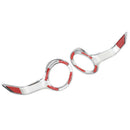 2pcs 65mm Dia. Motorcycle Fog Light Trim Rings Lamp Bezel Chrome Finished, Fits