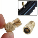4* Presta to Schraded Valve Adaptor Converter Road Bike Cycle Bicycle Tube Pump
