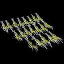 20 Pcs 5cm Silicone Shrimp Fishing Simulation Soft Prawn Fish Lure Bait  QVV