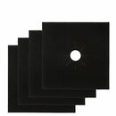Reusable 4PCS Aluminum Gas Foil Stove Burner Protector Cover Liner Clean Mat Pad