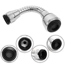 Stainless Steel 360 Degree Rotatable Water Saving Faucet Tap Aerator Faucet N7D1
