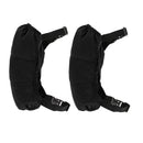 Adjustable Down Knee Pads Windproof Warm Cycling Knee Support Sleeve Black