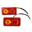 12V DC LED Rear Tail Lights Brake Turn Signal Reverse Lamp For Electric-Tricycl-