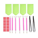 24pcs 5D DIY Diamond Painting Drill Pens Cross Stitch Embroidery Tools Set