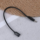 DC power micro usb female socket to dc 3.5 x 1.35mm male plug adapter cable Jlj