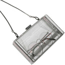 Acrylic Transparent Clutch Chain Box Women Shoulder Bags Hard Day Clutches  Y3I2