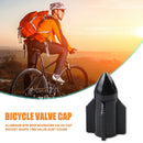 Aluminum MTB Bike Schrader Valve Cap Rocket Shape Tire Valve Dust Cover