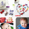 10Pcs Kids Boy Girl's Bow Ribbon Hair Bow Mini Latch Clips Hair Clip Hairpins