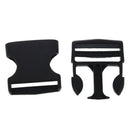 1 1/2" Replacement Belt Connecting Black Plastic Quick Release Buckle