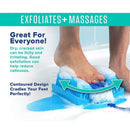 Fresh Feet- Foot Scrubber With Pumice Stone, Cleans, Smooths, Exfoliates An
