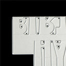 Happy Birthday Alphabet Metal Cutting Dies For DIY Scrapbooking Album Cards SP