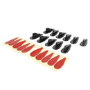 Universal ABS Car  Air Vortex Generators Diffuser Fins for Trunk Spoiler Wing