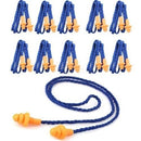 4X Soft Silicone Corded Ear Plugs Reusable Hearing Protection Earplugs Gift  Z