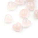 1Pc Natural Quartz Heart Shaped Pink Crystal Love Healing Gemstones CollectionLJ