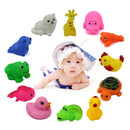New Cute 12 Kinds Animals Child Kids Baby Bathing Shower Swimming Pool Toys Game