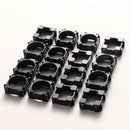 100 X 18650 Battery Cell Holders Safety Spacer Radiating Shell Storage Brackets