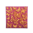 DIY Flower Butterfly Silicone Lace Mat Cupcake Fondant Molds Cake Decorating  Gw