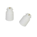 2X LED Converter Light Bulb Lampdapter B22 to E27 Base Home use