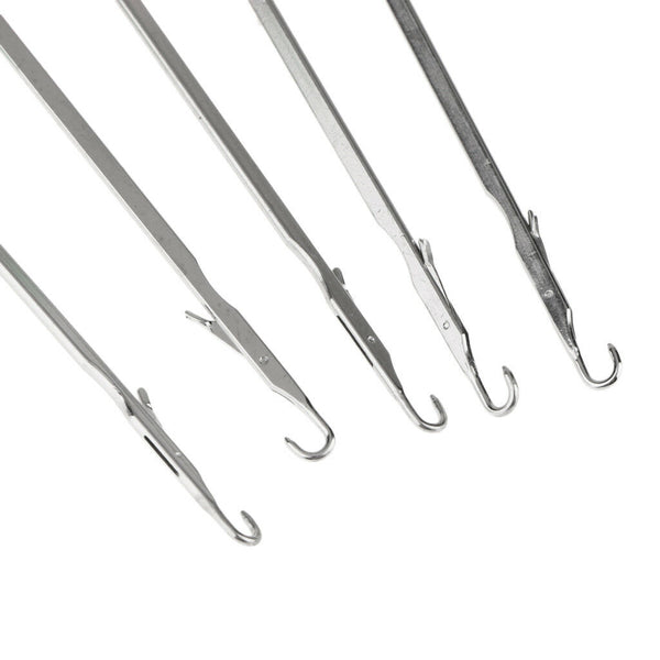 5Pcs Crochet Latch Hook Weaving Needles for Hair Micro Braid Dread Lock
