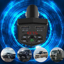 Car Kit Bluetooth 5.0 Handsfree Wireless FM Transmitter LCD MP3 Player USB S Ew